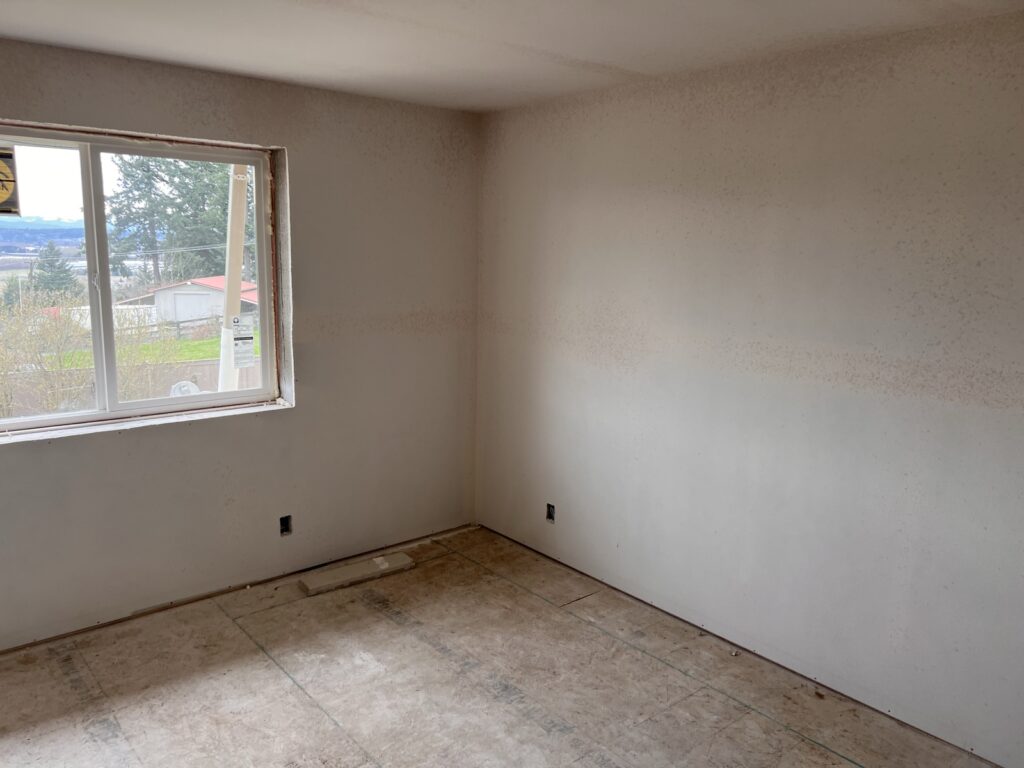 Finished new bedroom in AFH conversion